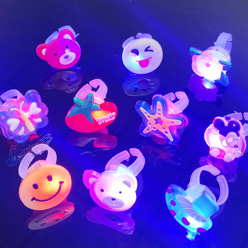 Lámpara de dedo luminosa de plástico al por mayor